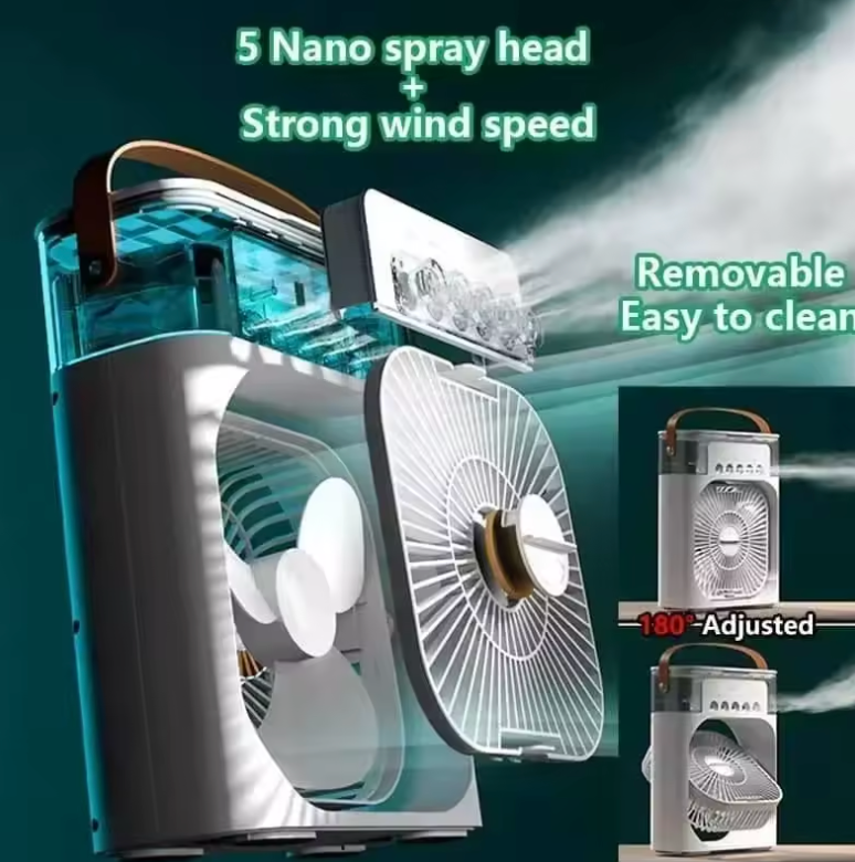Air cooler-fan, 3-in-1 ventilator