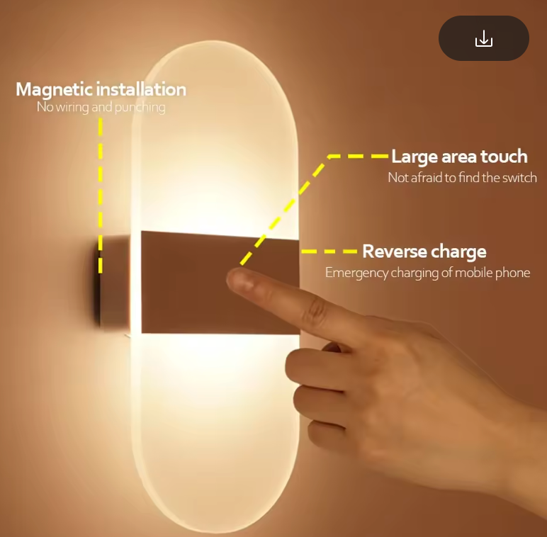 rechargeable wall lamps
